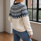 Katia Fair Isle Sweater - Lead Alternate View
