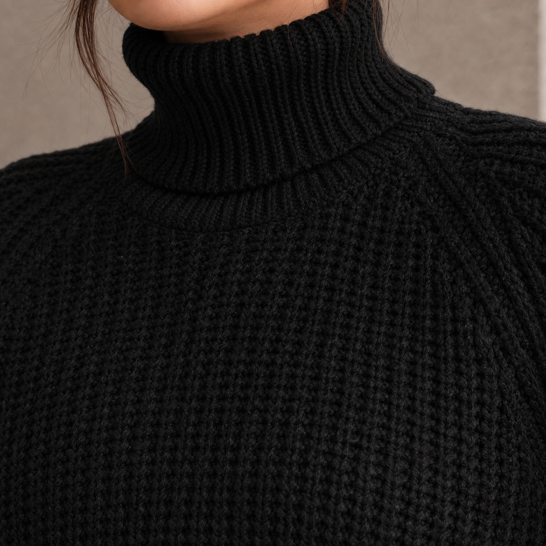 Hyacinth-Faye Ribbed Turtleneck Sweater - Lead Product Detail
