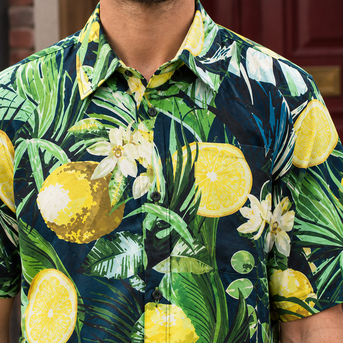 Jacob Tropical Shirt - Lead Product Detail