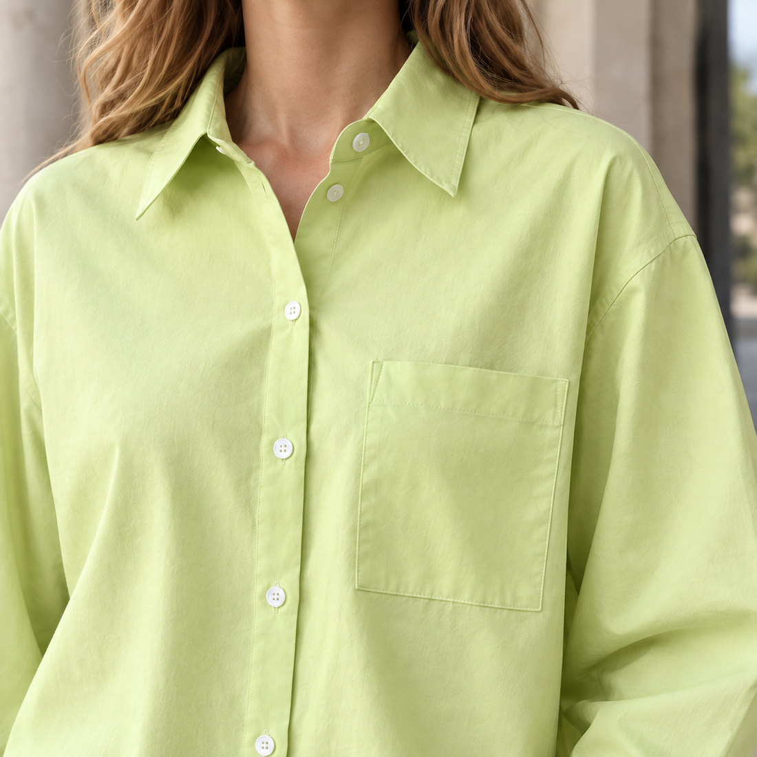 Zelie Relaxed Shirt - Lead Product Detail