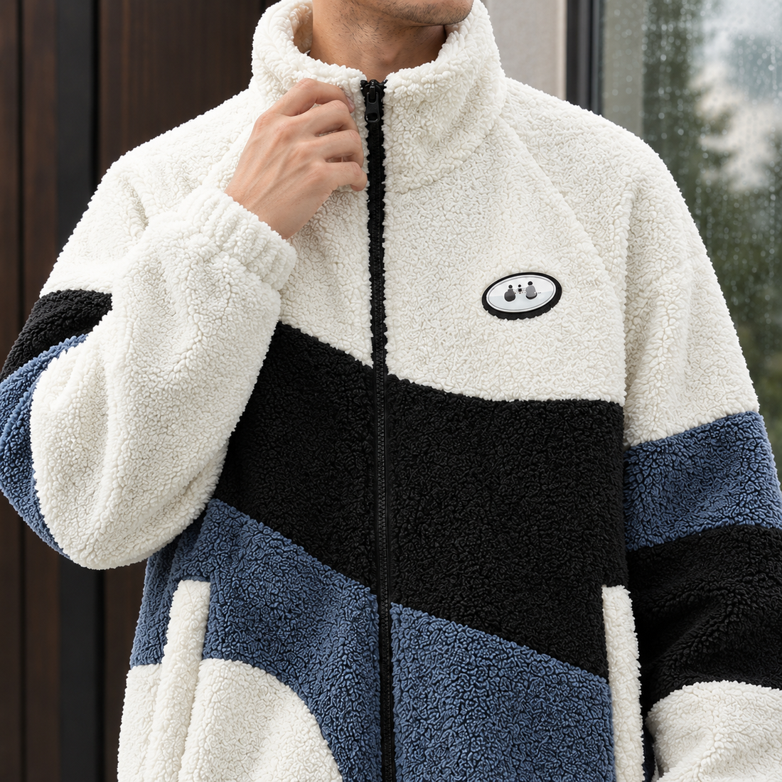 Nicodemus Colorblock Jacket - Lead Product Detail