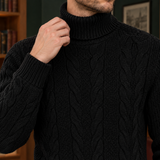 Arnaud Cable Knit Sweater - Lead Product Detail
