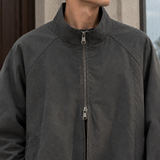 Everard Stand Collar Jacket - Lead Product Detail