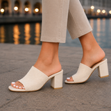 Gallardo Block Heel Sandals - Lead Alternate View