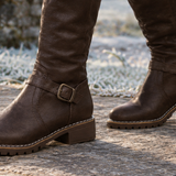 Squarcione Buckle Boots - Lead Product Detail