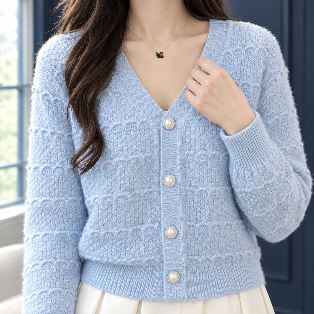 Lauren Textured Cardigan - Lead Product Detail