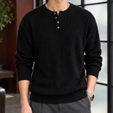 Roland Ribbed Sweater - Lead Product Detail