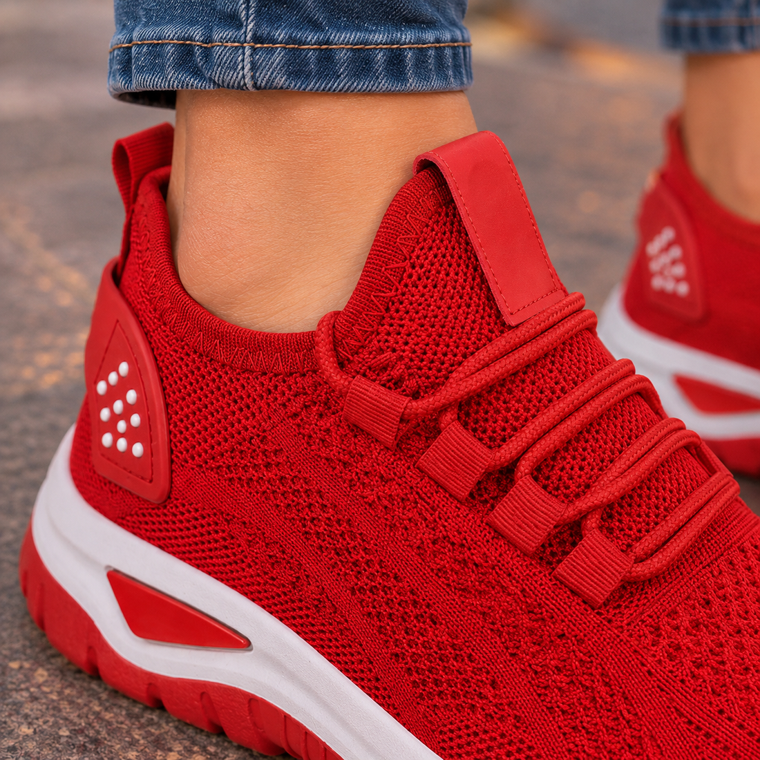 Fermo Knit Sneakers - Lead Product Detail