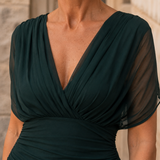 Valeria-Rose Draped Maxi Dress - Lead Product Detail