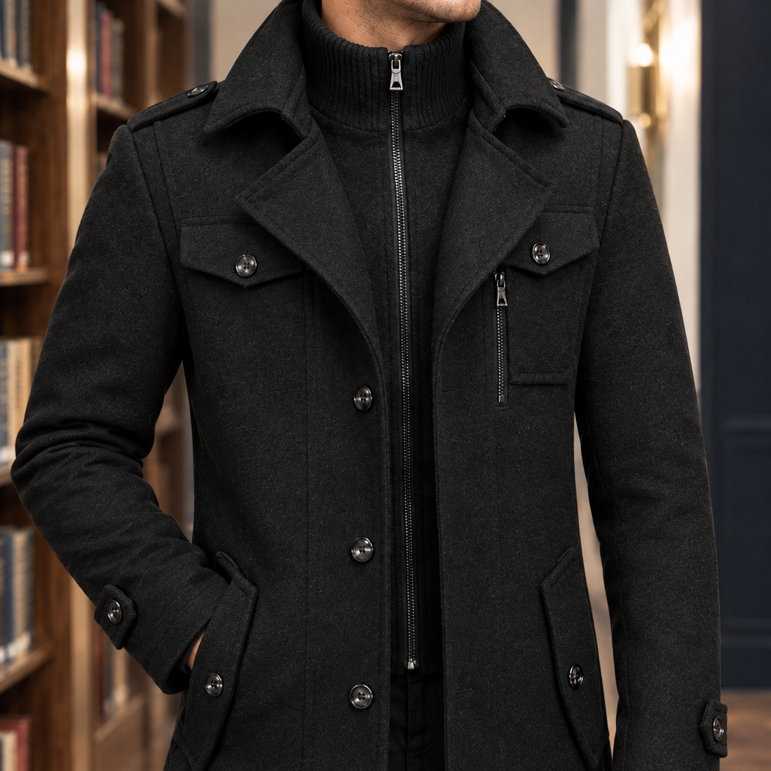 Michael Wool Coat - Lead Product Detail