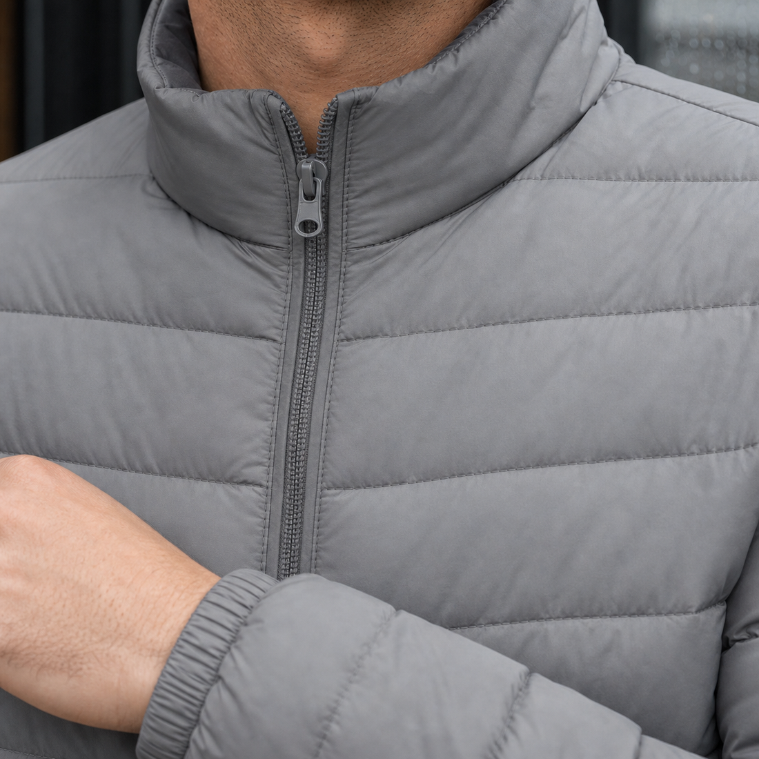 Colm Quilted Jacket - Lead Product Detail