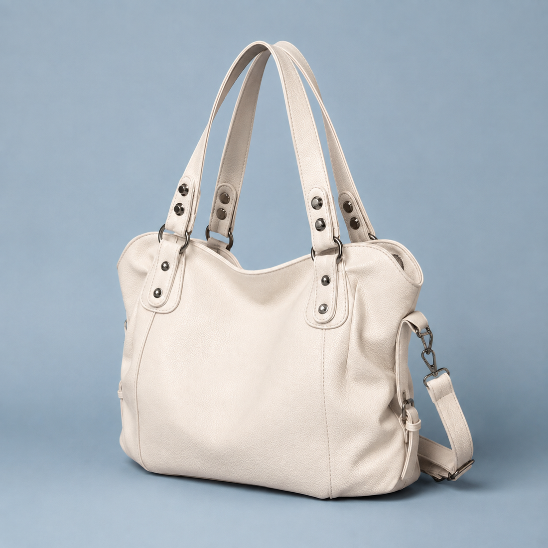 Fiorini Studded Hobo Bag - Lead Alternate View