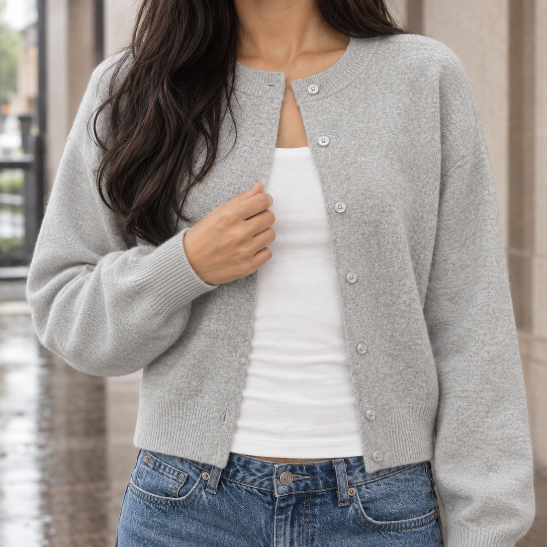 Paula Relaxed Cardigan - Lead Product Detail