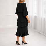 Faye Ruffle Dress - Lead Alternate View