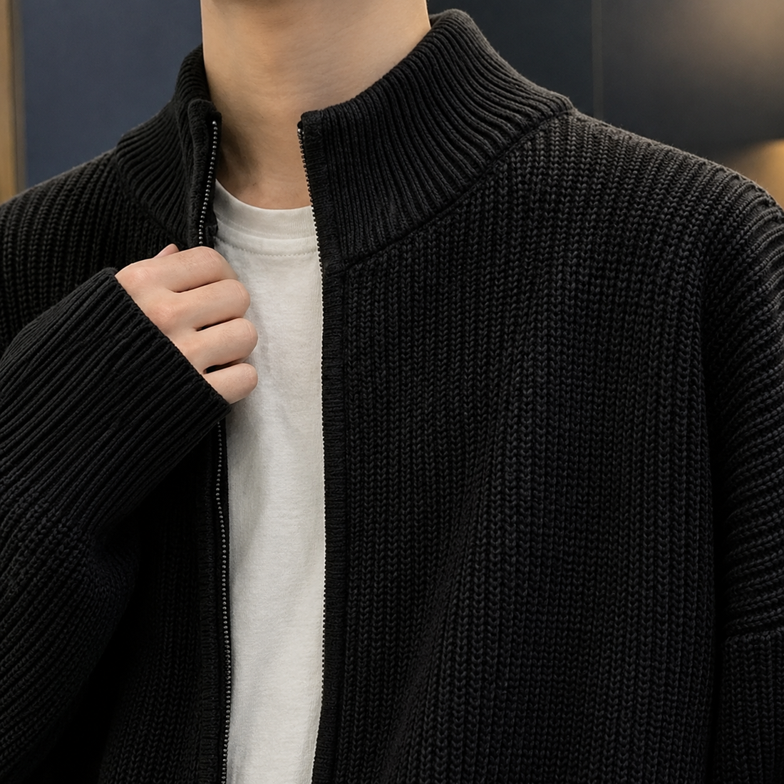Audric Ribbed Sweater - Lead Product Detail
