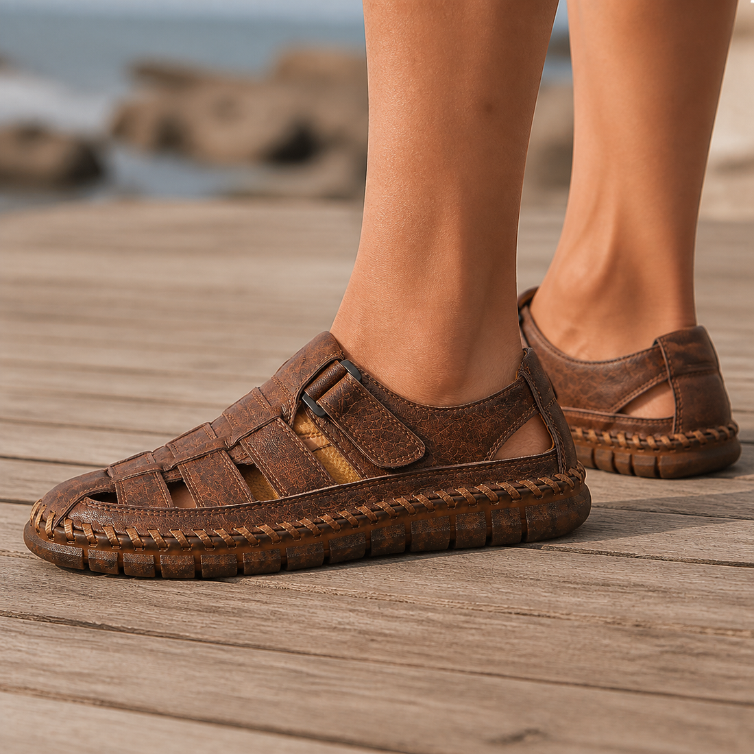 Gentili Fisherman Sandals - Lead Alternate View
