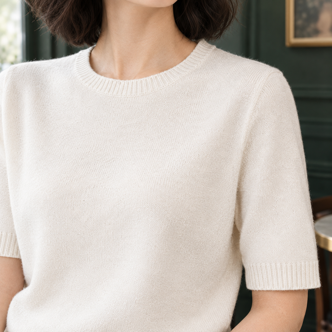 Ludovica Crew Neck Sweater - Lead Product Detail