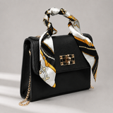 Hartwell Scarf Handle Handbag - Lead Alternate View