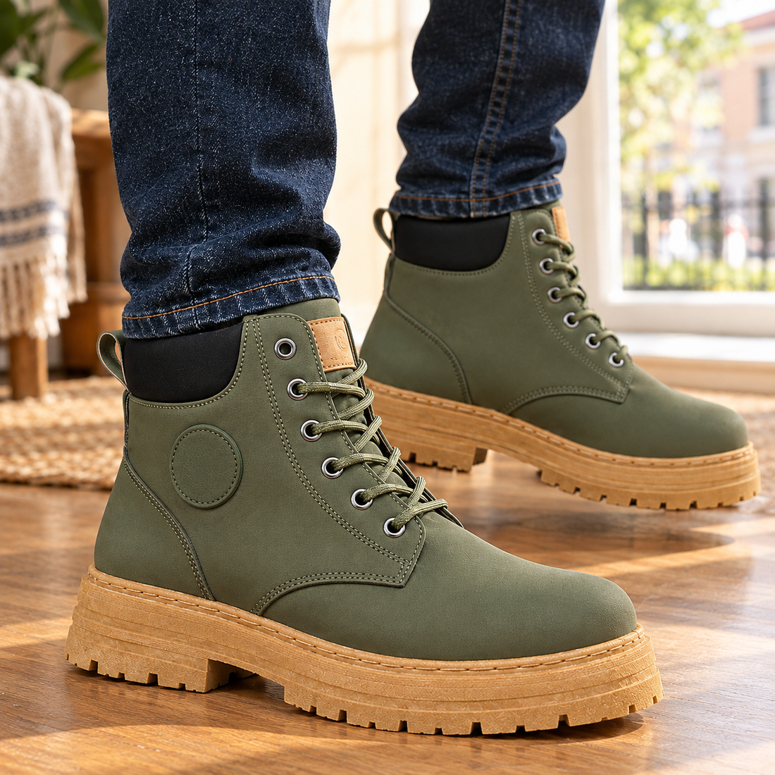 Balbi Lace-Up Boots - Lead Product Detail