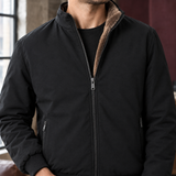 Malcolm Stand Collar Jacket - Lead Product Detail