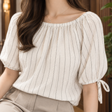 Arwen Pinstripe Top - Lead Product Detail