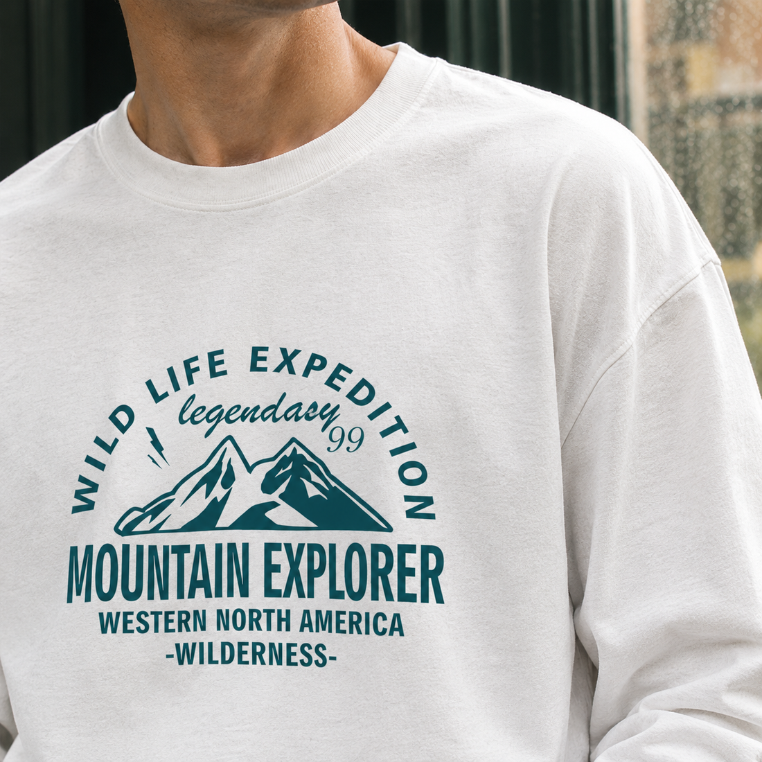 Faramond Crew Neck T-Shirt - Lead Product Detail