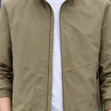 Emilio-Miles Stand Collar Jacket - Lead Product Detail