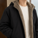 Sylvester Reversible Hooded Jacket - Lead Product Detail