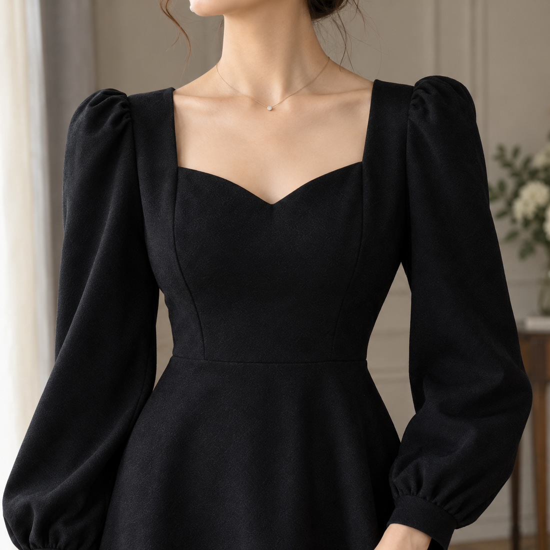 Idalia Sweetheart Midi Dress - Lead Product Detail