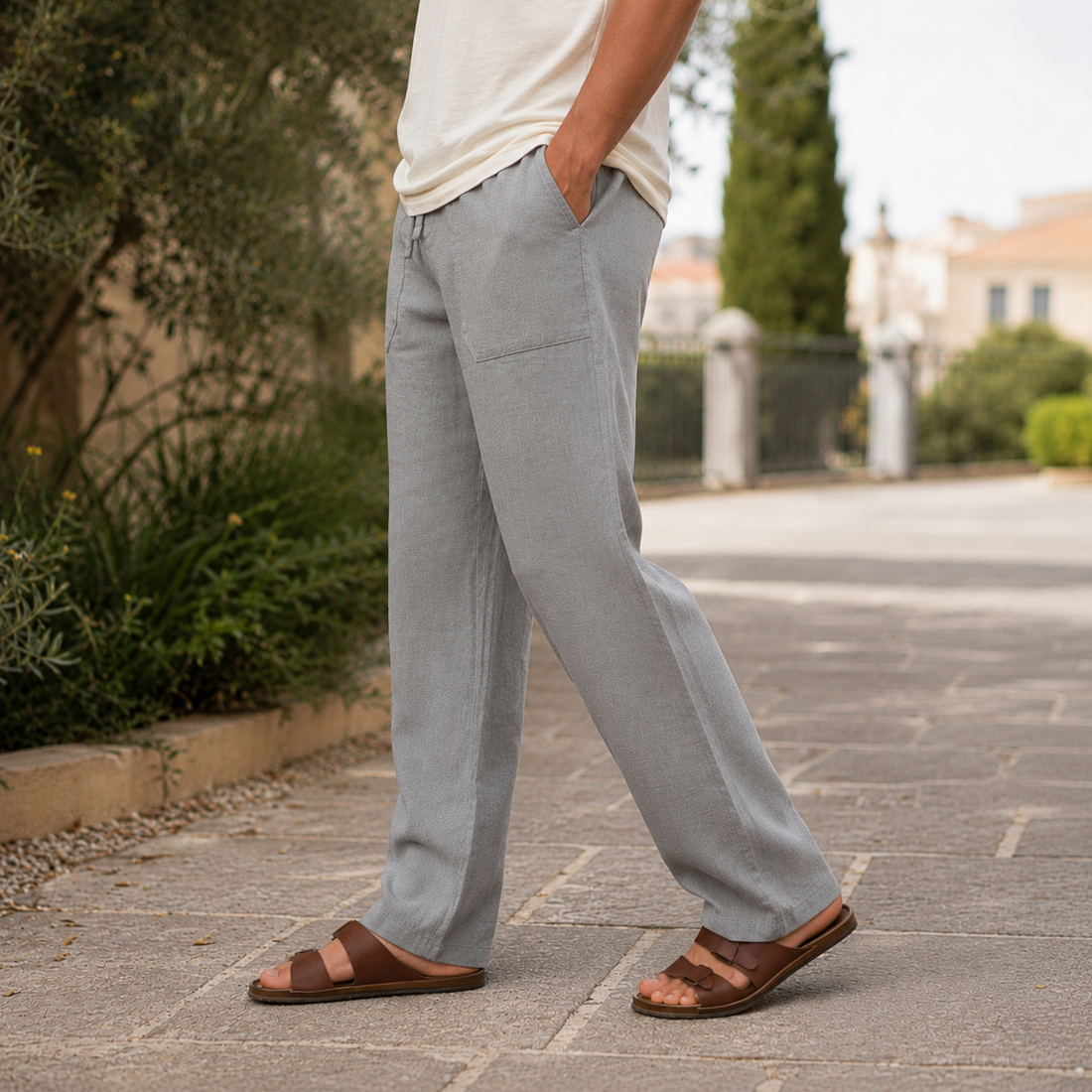 Carter Relaxed Pants - Lead Alternate View
