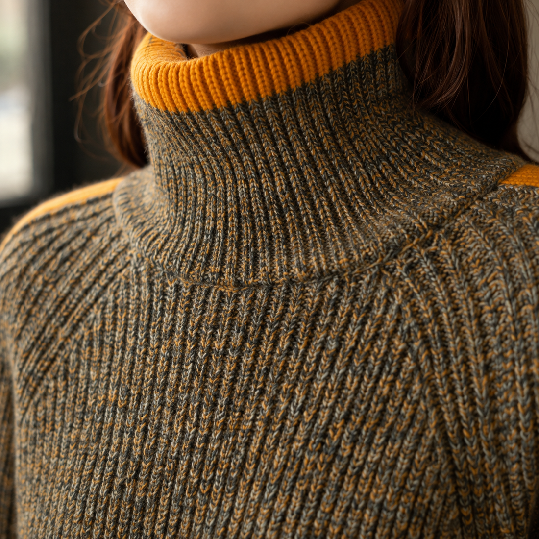 Ilaria-Claire Turtleneck Sweater - Lead Product Detail