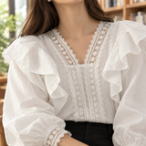 Veronique Ruffle Blouse - Lead Product Detail