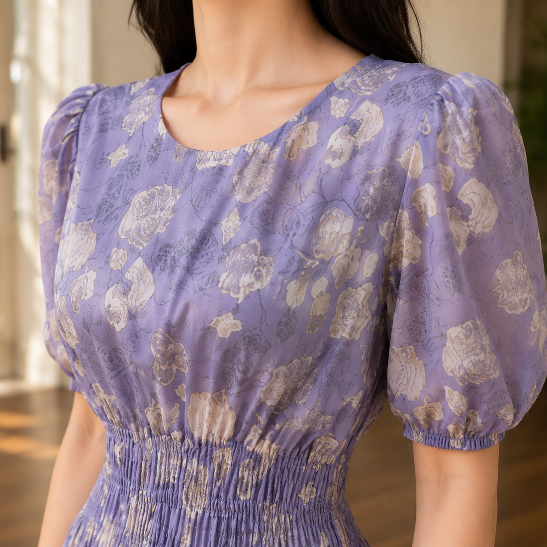 Godiva Shirred Waist Dress - Lead Product Detail