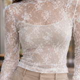 Anouk-Faye Mock Neck Top - Lead Product Detail