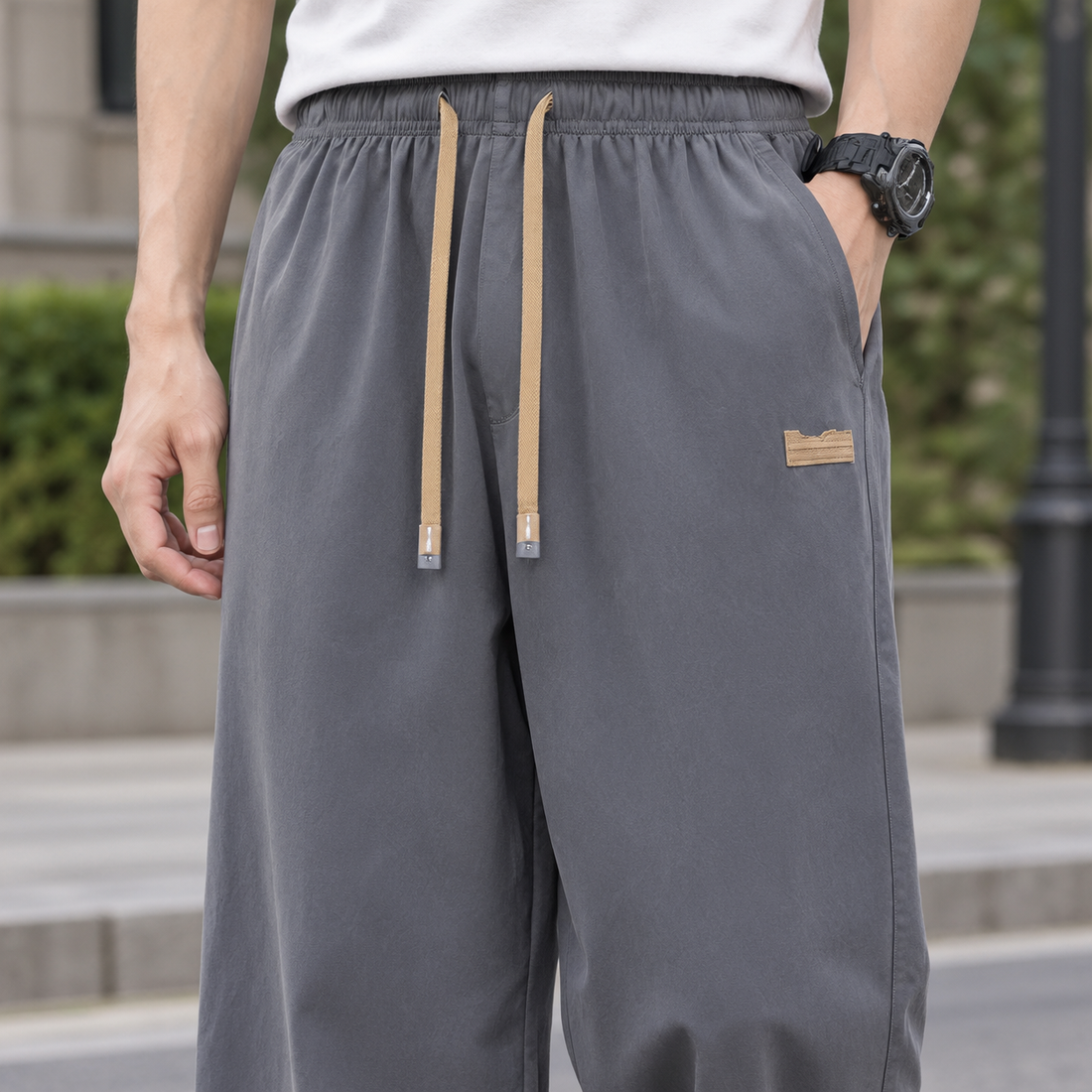 Simeon Wide Leg Pants - Lead Product Detail