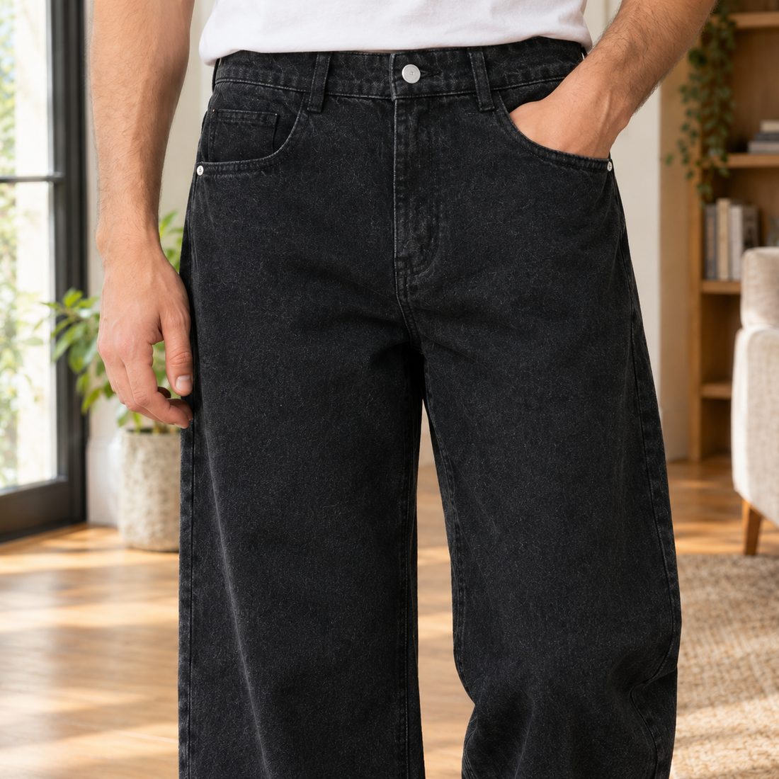 Lewis Wide Leg Jeans - Lead Product Detail