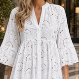 Olympia-Lane Eyelet Maxi Dress - Lead Product Detail