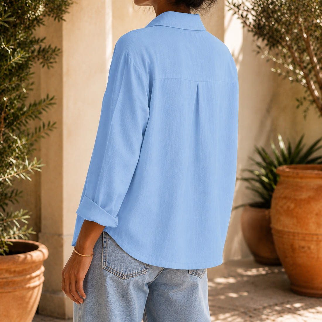 Elowen Collared Jacket - Lead Alternate View