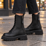 Gherardi Leather Boots - Lead Product Detail