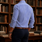 Beckett Striped Shirt - Lead Alternate View