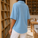 Clara Waffle Polo - Lead Alternate View