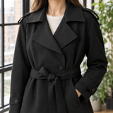 Nicolette Belted Jacket - Lead Product Detail
