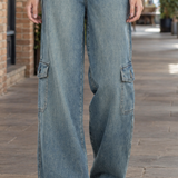 Isabelle-Eve Relaxed Cargo Jeans - Lead Product Detail