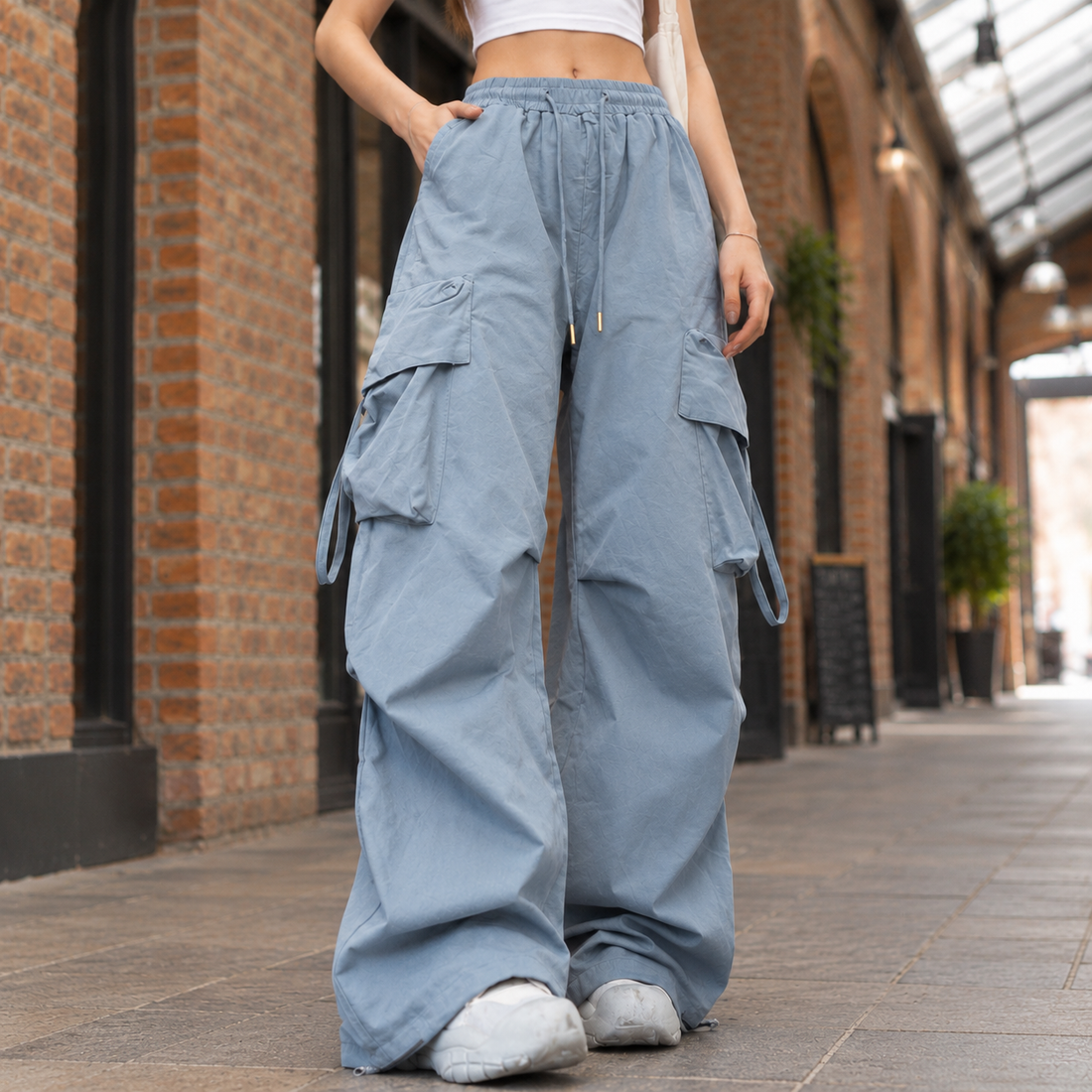 Heloise Wide Leg Pants - Lead Product Detail