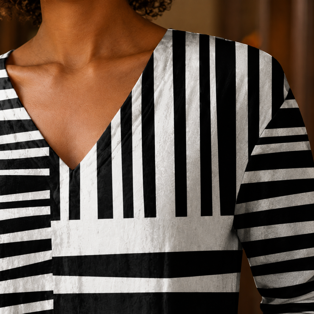 Ada-Rose V-Neck Tunic - Lead Product Detail