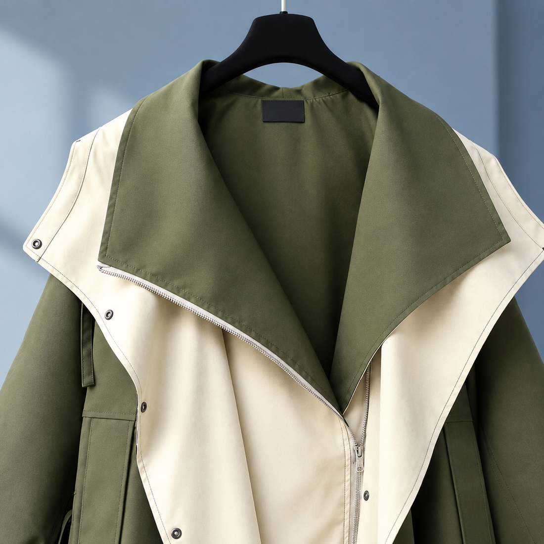 Amandine Colorblock Jacket - Lead Product Detail