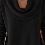 Tiffany-Marie Cowl Sweater - Lead Product Detail