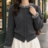 Madeline Ruffle Cardigan - Lead Product Detail