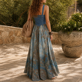 Hallie Paisley Maxi Dress - Lead Alternate View