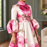 Esther Floral Midi Dress - Lead Product Detail